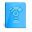 HDD Firewire Blue Icon 32x32 png